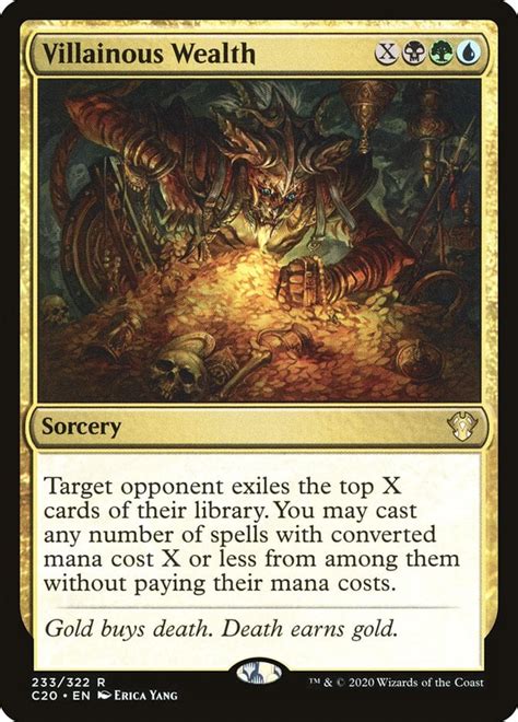 best x cost cards mtg.